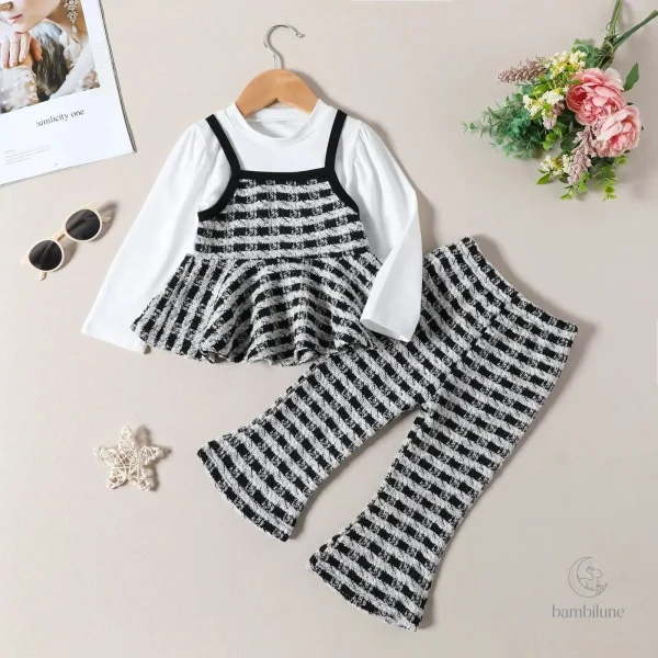 Ensemble évasé 2 pièces Mini Fashion pour enfants