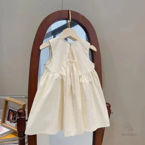 Mini robe colorée, style moderne pour petites filles