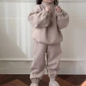 Vêtements d'automne pour enfants en molleton