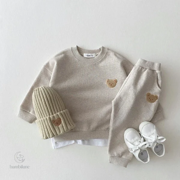 Mini Fashion – Survêtement Oursons pour Tout-Petits
