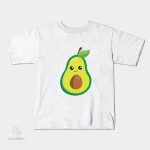 Vêtements enfants : T-shirt avocat blanc tendance