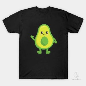 Mini Fashion : T-shirt noir avec motif avocat pour enfants