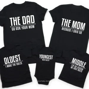 Mini Fashion - T-shirt familial pour enfants
