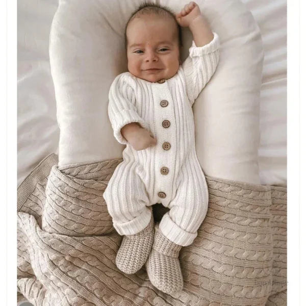 Vêtements d'hiver pour enfants, barboteuse en coton