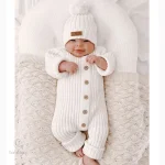 Tissu doux et confortable, barboteuse pour bébés