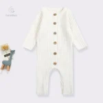 Vêtements d'automne, barboteuse tricotée pour fille