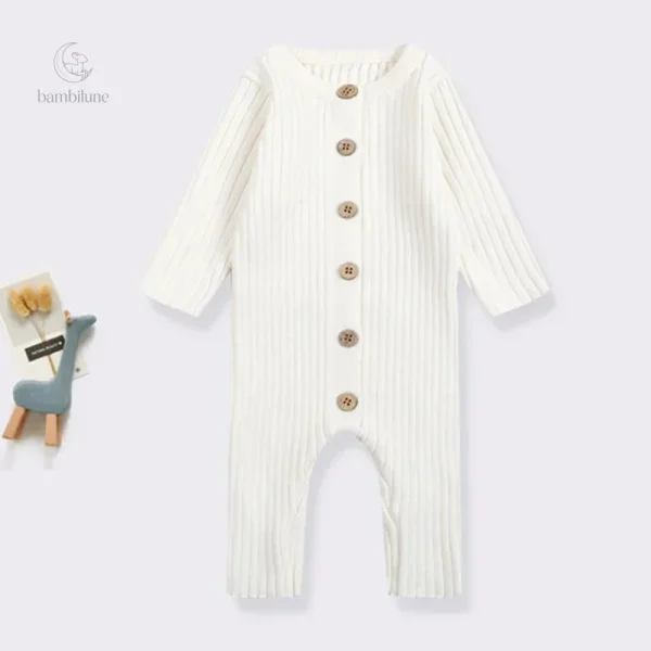 Vêtements d'automne, barboteuse tricotée pour fille