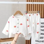 Mode enfantine avec robes en tissu léger