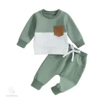 Survêtement tendance pour enfants en tissu doux