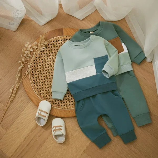 Survêtement confortable pour enfants en coton doux