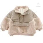 Manteau polaire confortable pour l'hiver des enfants