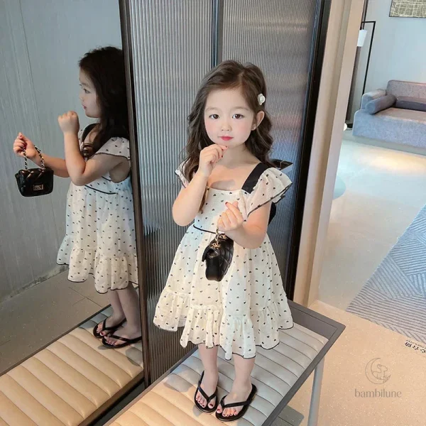 Robe d'été élégante Mini Fashion pour enfants