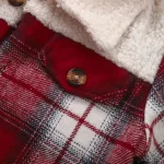 Veste à motifs pour enfant, style à carreaux
