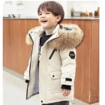Imperméable pour enfants, manteau d'hiver confortable