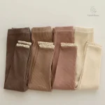 Leggings doux et confortables en tissu côtelé
