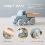 Jouets roulants et mordants en silicone pour enfants