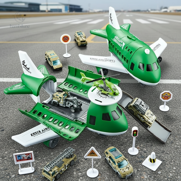 Ensemble de jeu aéroport pour développer l'imagination