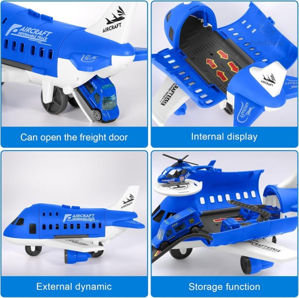 Jeu éducatif aéroport avec véhicules pour enfants