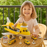 Set interactif de jeu aéroport adapté aux tout-petits