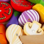 Jouet magnétique en bois pour jeux d'imitation