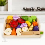 Set créatif en bois pour jouer à la cuisine