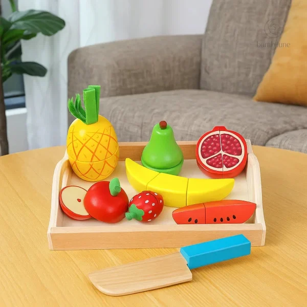 Activité ludique en bois pour développer l'imagination