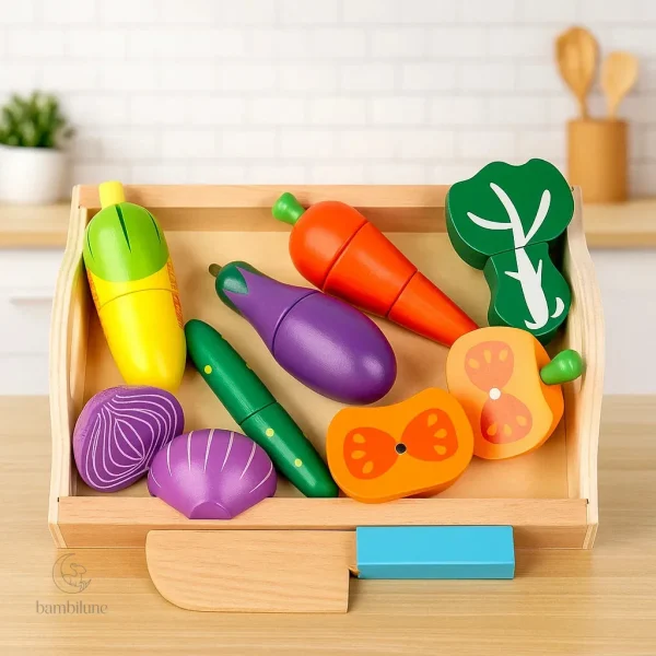 Jeu de rôle en cuisine magnétique pour jeunes enfants