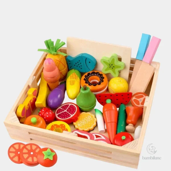 Ensemble de cuisine en bois pour éveiller la créativité