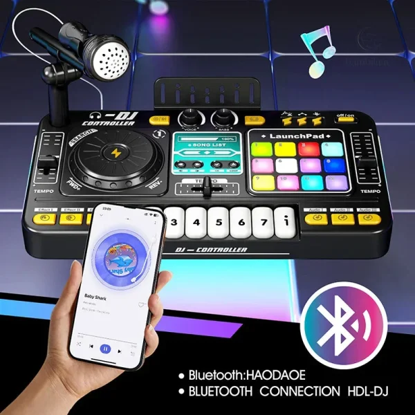 Mixeur DJ pour enfants, idéal pour les soirées festives