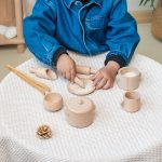Jouet éducatif en bois pour développer la créativité