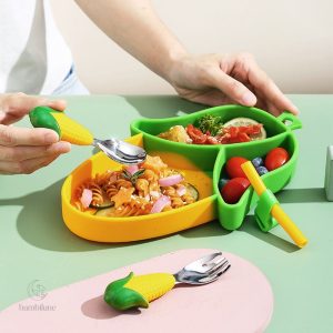 MiniMeal – Set de vaisselle en silicone pour tout-petits