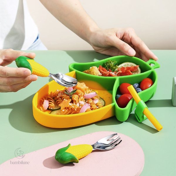 MiniMeal – Set de vaisselle en silicone pour tout-petits