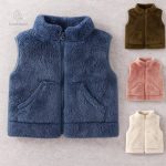 Gilet enfant avec doublure en polaire pour l'hiver