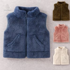 Gilet enfant avec doublure en polaire pour l'hiver