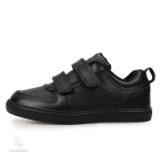 Chaussures en cuir à velcro, design adapté aux enfants