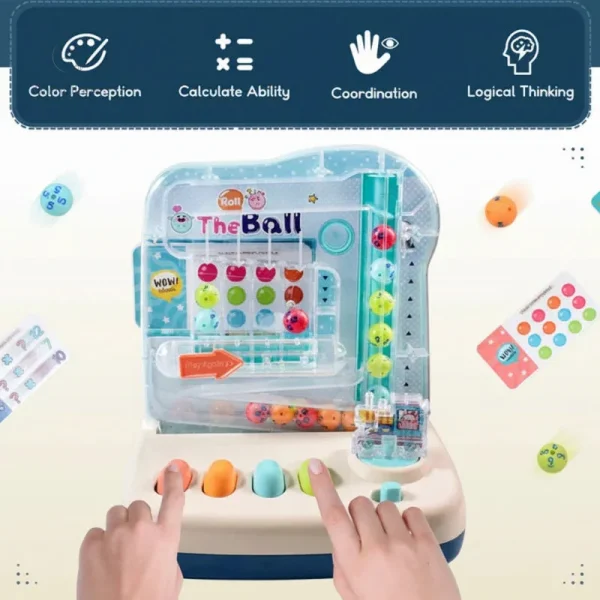 Jeu de mathématiques à billes pour stimuler la réflexion