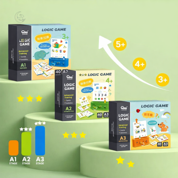 Jeu de logique et concentration pour enfants de 3 à 4 ans