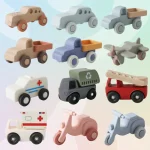 Montessori Silicone Toy Car – Jouet de dentition sécurisé