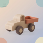 Jouet de voiture en silicone pour jeunes enfants