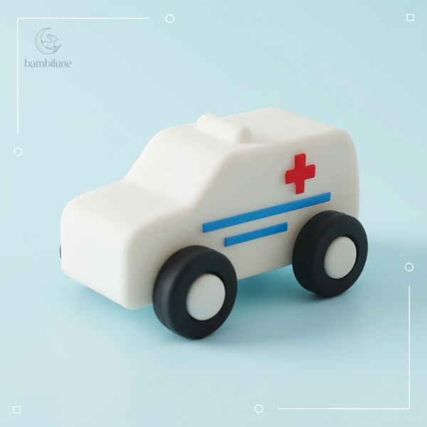 Car toy en silicone pour un jeu en toute sécurité