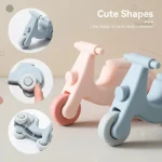 Voiture en silicone adaptée aux nourrissons