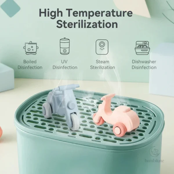 Véhicule en silicone sûr pour les enfants