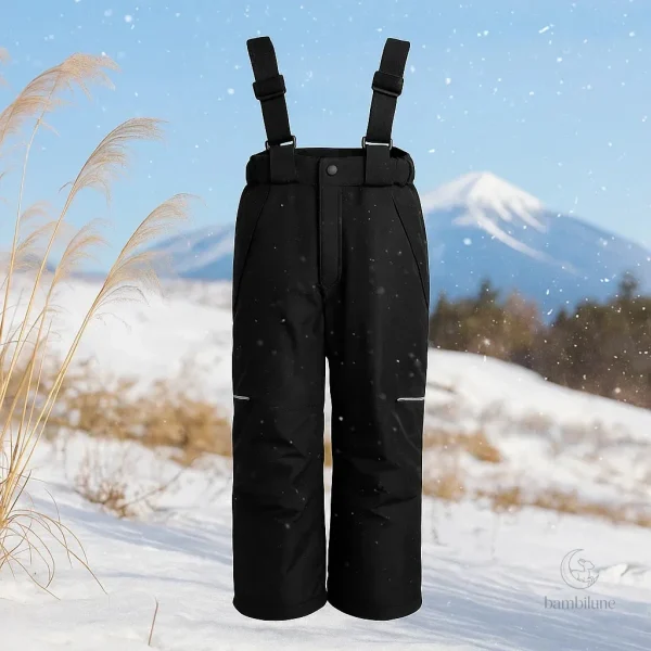 Pantalon de ski confortable pour enfants, résistant au froid