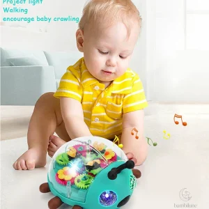 Coccinelle musicale pour stimuler la motricité des bébés