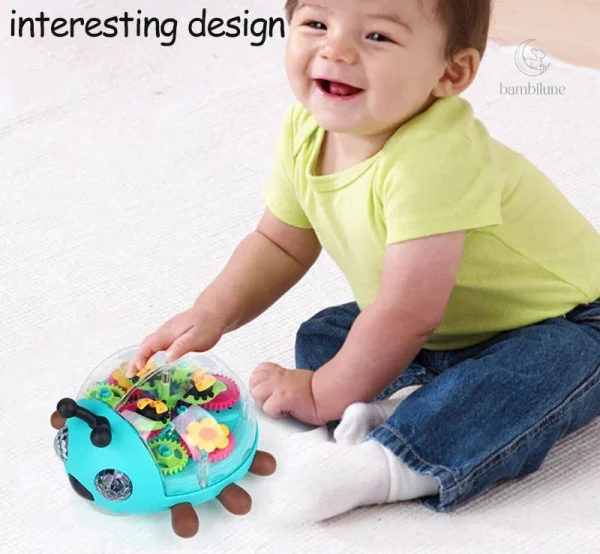 Jouet éducatif en forme de coccinelle pour bébés