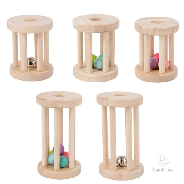 Music Rattle – Hochets en bois adaptés aux tout-petits
