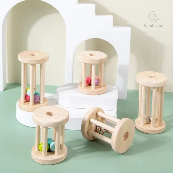 Cage à roulettes pour stimuler la motricité des enfants