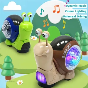Escargot lumineux pour éveiller les sens des tout-petits