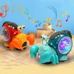 Jouet crabe coloré et interactif pour les jeunes enfants