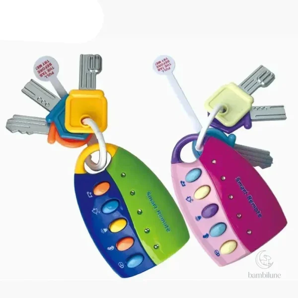 Clés de voiture colorées pour le développement des tout-petits